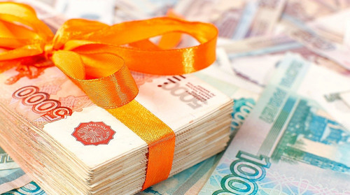 Подарок деньги рубли